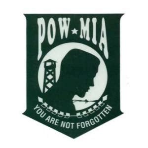 Pow Mia You Are Not Forgotten Outside Window Decal Flying Tigers Surplus