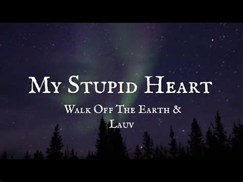 Walk Off The Earth Lauv My Stupid Heart Lyrics YouTube