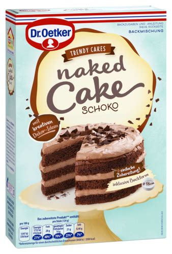 Naked Cake Schoko Sonstige Kuchen Dr Oetker