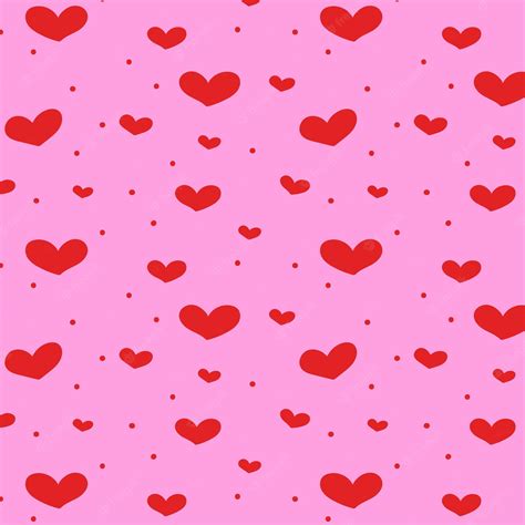 Pink And Red Heart Background