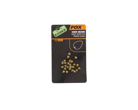 Fox Edges Hook Bead 25 Pk Fawcetts Online