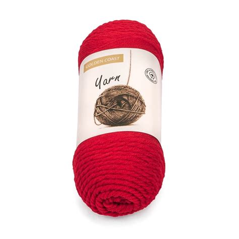 7 oz Medium Acrylic Yarn - Red Worsted Medium Weight Yarn 398 Yards 12 ...