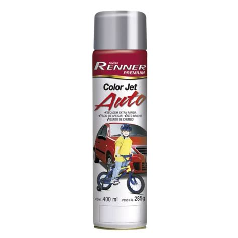 Renner Spray Color Jet Auto Alum Nio Para Rodas Ml Magia Das Cores