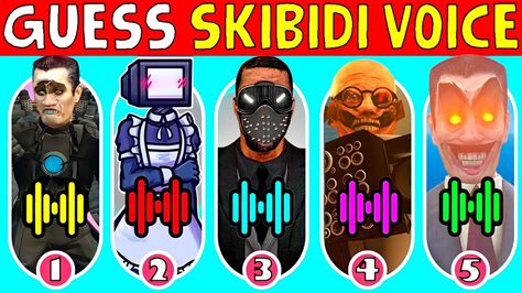 Guess Skibidi Toilet Voice YouTube