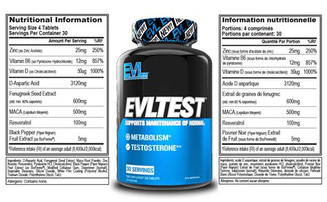 Evlution Nutrition Evltest Testosterone Booster For Men Supports