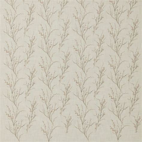 Pussy Willow Embroidery In Blush By Laura Ashley Curtain Fabric Store