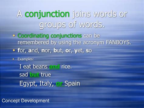 Ppt 4th Wc 11 Conjunctions Powerpoint Presentation Free Download