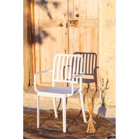 Lot de 4 Chaises PALOMA Blanche CEZARE Bricomarché