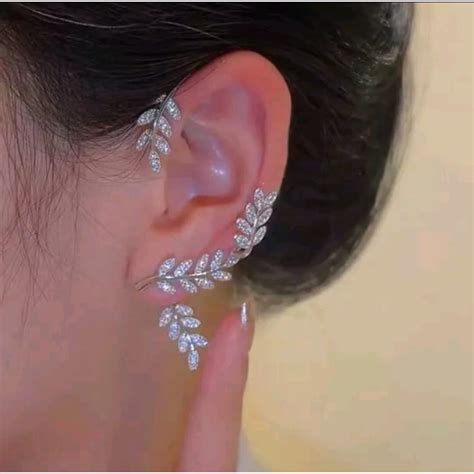 Jual Anting Klip Glitter Tassel Clip Earring Tanpa Tindik Shopee