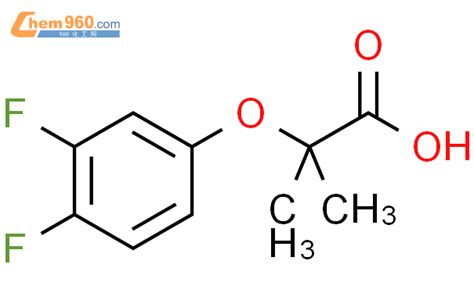 605680 38 4 Propanoic acid 2 3 4 difluorophenoxy 2 methyl 化学式结构式分子