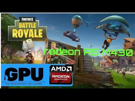 Fortnite On Amd Radeon R M Gb Ddr Youtube