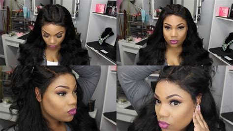 How To Apply A Lace Front Wig Youtube