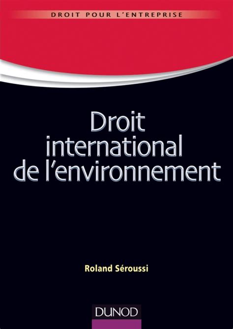 Droit International De L Environnement Hachette Fr