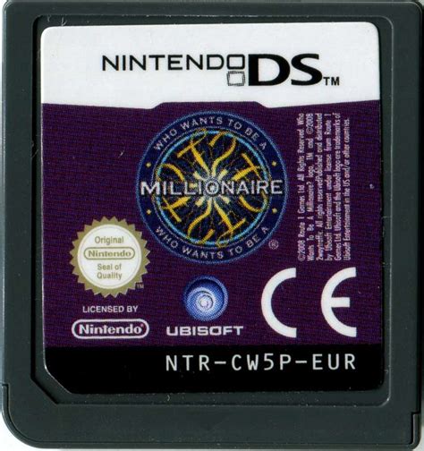 Who Wants to Be a Millionaire: 2nd Edition (2008) Nintendo DS box cover ...