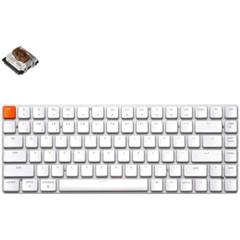 Клавиатура Keychron K3 84 Key Gateron Brown Wireless UA White K3K3