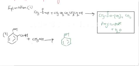 Solved A Oh Oh Acetic Acid Ethanol B Cyclohexene Cyclohexane