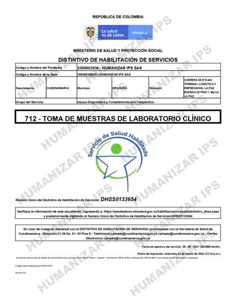 11 TOMA DE MUESTRAS DE LABORATORIO HUMANIZAR IPS