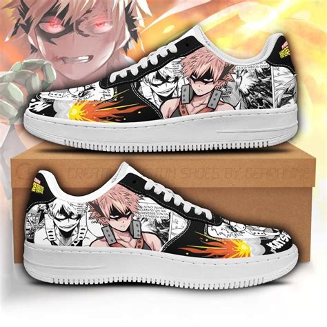 My Hero Academia Shoto Todoroki Air Force Sneakers My Hero Academia Store