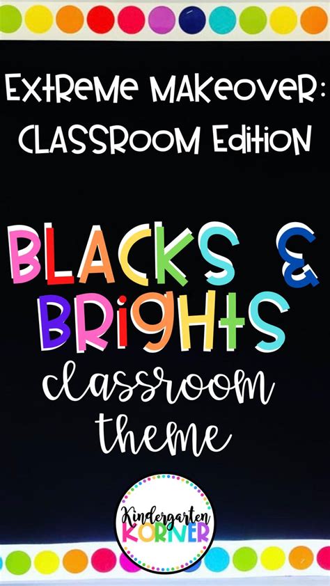 Blacks And Brights Rainbow Neon Classroom Theme Elementary Classroom Themes Classroom Themes