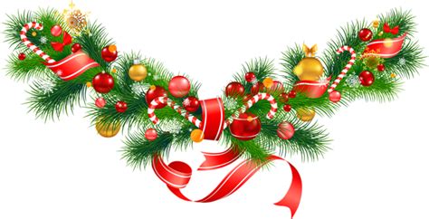 Christmas Garland Png Transparent Image Download Size 650x332px