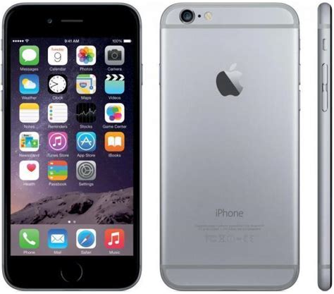 Apple IPhone 6 4G A1586 Phone 64GB Unlock GSM Space Gray 220 Volt