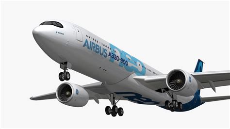 Airbus A330 Neo 3d Model 57 Blend Fbx Obj Max Free3d