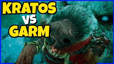 GOD OF WAR RAGNAROK KRATOS VS GARM O LOBO DE HELHEIM SEM COMENTARIOS