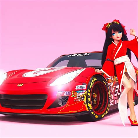 "lightning McQueen as an anime girl" Dalle-3 vs Dalle-2 : r/dalle2