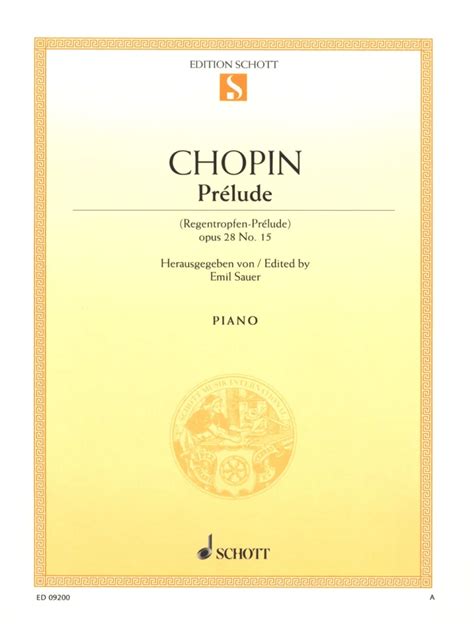 Prélude Des Dur op 28 15 von Frédéric Chopin im Stretta Noten Shop