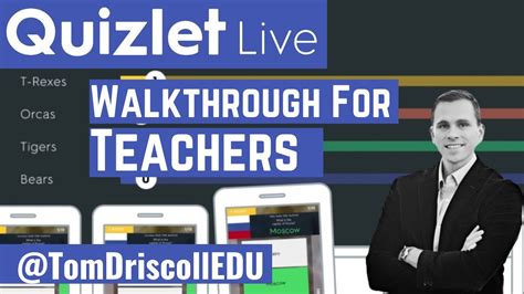 Quizlet Live Walkthrough For Teachers Youtube