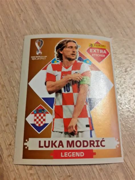 Panini Qatar Extra Sticker Luka Modric Legend Bronze Neuf Eur