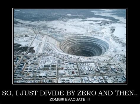 Never divide by zero... Ever! - Math Fail