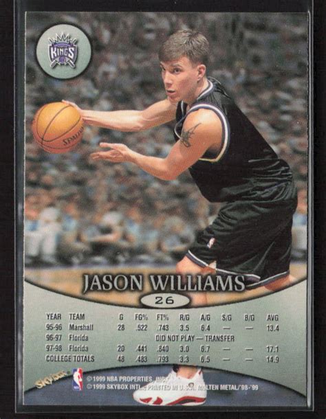 1998 SkyBox Molten Metal 26 Jason Williams EBay