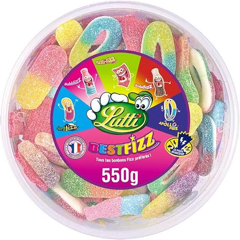 Lutti Best Fizz Bonbons Tubo G Amazon Fr Epicerie