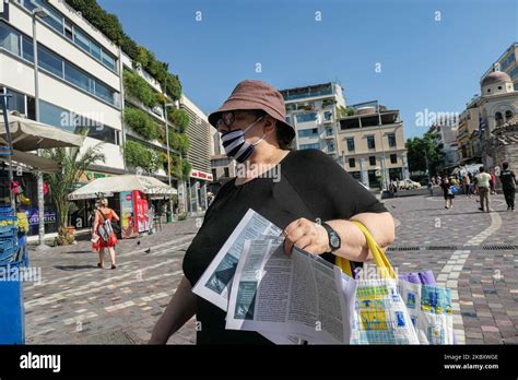 Vida Diaria En La Plaza Monastiraki En Atenas Grecia El De Agosto