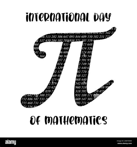 Happy International Day Of Mathematics Vector Background Illustration