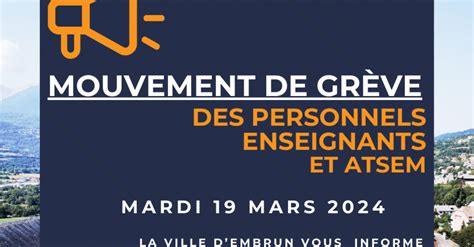 ECOLE MATERNELLE LA SOLDANELLE : MOUVEMENT DE GREVE DU PERSONNEL