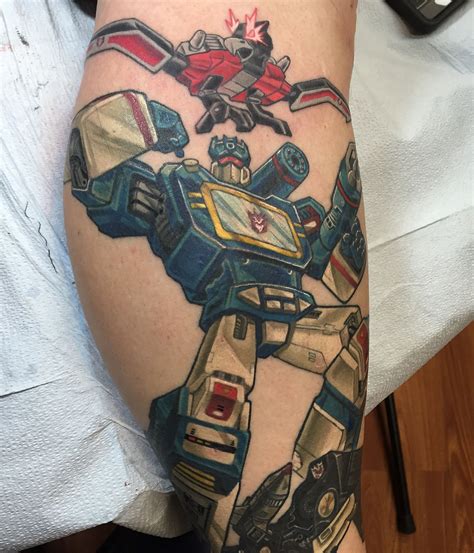 Transformers Tattoo Soundwave By Veronica Dey Veronicadeytattoo