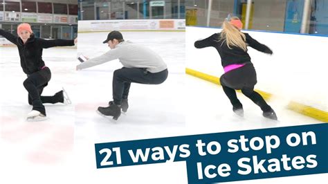 21 Ways To Stop On Ice Skates YouTube