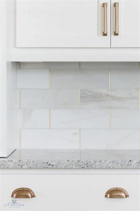 How To Spice Up Your Subway Tile Backsplash White Marble Kitchen