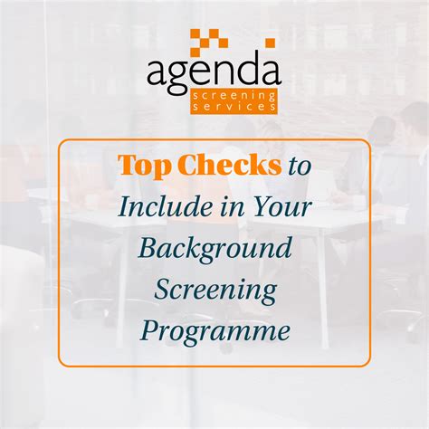 The Top Background Checks For Your Screening Programme