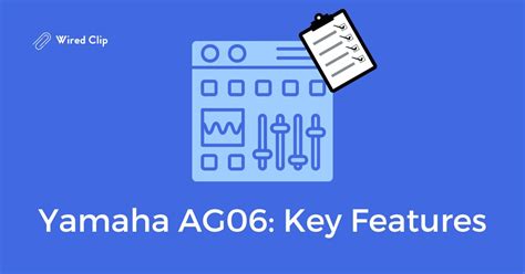 Yamaha AG06 Review - 6-Channel Mixer & USB Audio Interface
