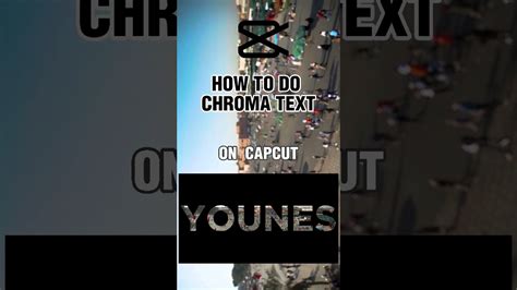 How To Do Chroma Text Khefen Zerben Younes Kacem Studio Youtube