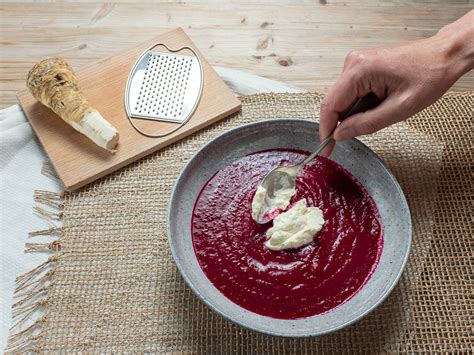 Rote Bete Suppe Mit Meerrettich Suppenblog