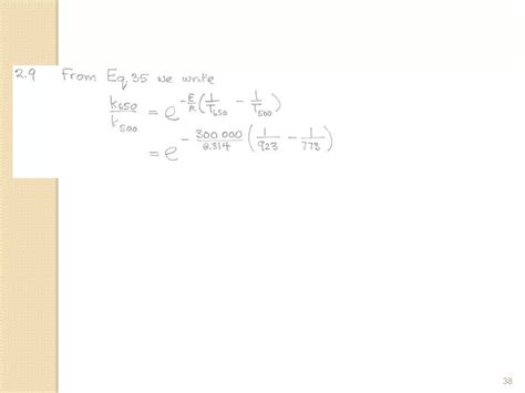 Lecture 3 kinetics of homogeneous reactions | PPT