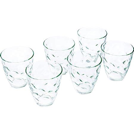 Bormioli Rocco Set 6 Pz Bicchieri Acqua In Vetro Flora Color Verde 26