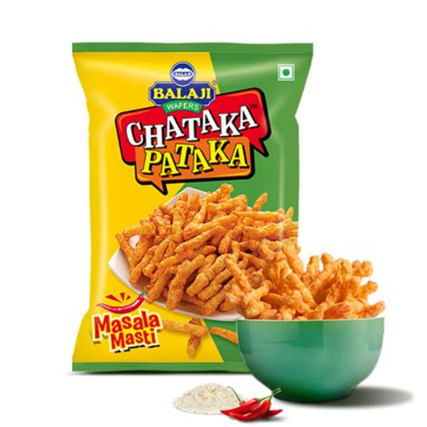 Balaji Chataka Pataka Masala Masti Spicy Rice And Corn Sticks 65g