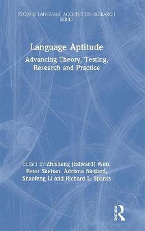 Second Language Acquisition Research Series Language Aptitude 9781138563865 Boeken