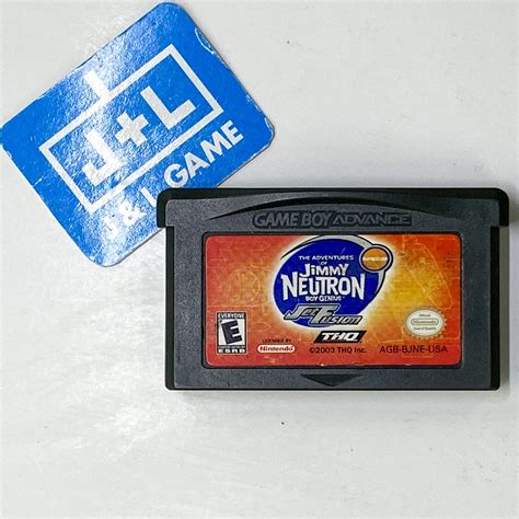 The Adventures of Jimmy Neutron Boy Genius: Jet Fusion - (GBA) Game Boy ...