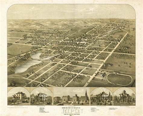 Historic Map - Madison, WI - 1867 | World Maps Online